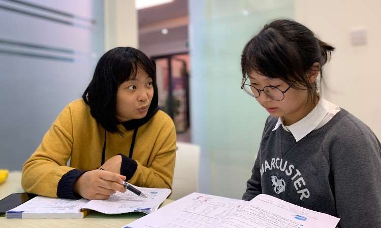 给德语零基础学员补课